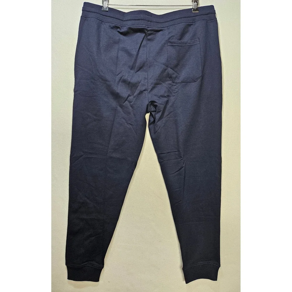 Polo Ralph Lauren Men's Navy Blue Cotton Jogger Sweatpants, 3 Pocket, 3XL, EUC!